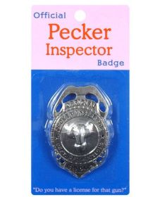 Pecker inspector badge