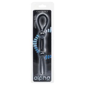 Alpha Liquid Silicone Dual Lasso (Option: Black)
